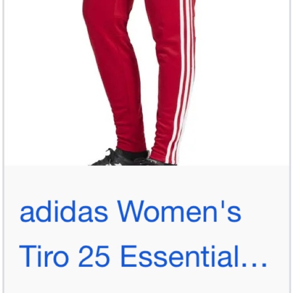 Adidas Women's Red Tiro Pants